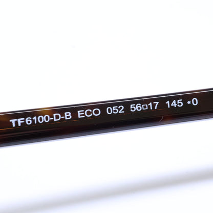 TOM FORD トムフォード 【新品未使用】TF6100-D-B ECO 052 ブルーライトカットレンズ スクエアシェイプ アイウェア 眼鏡