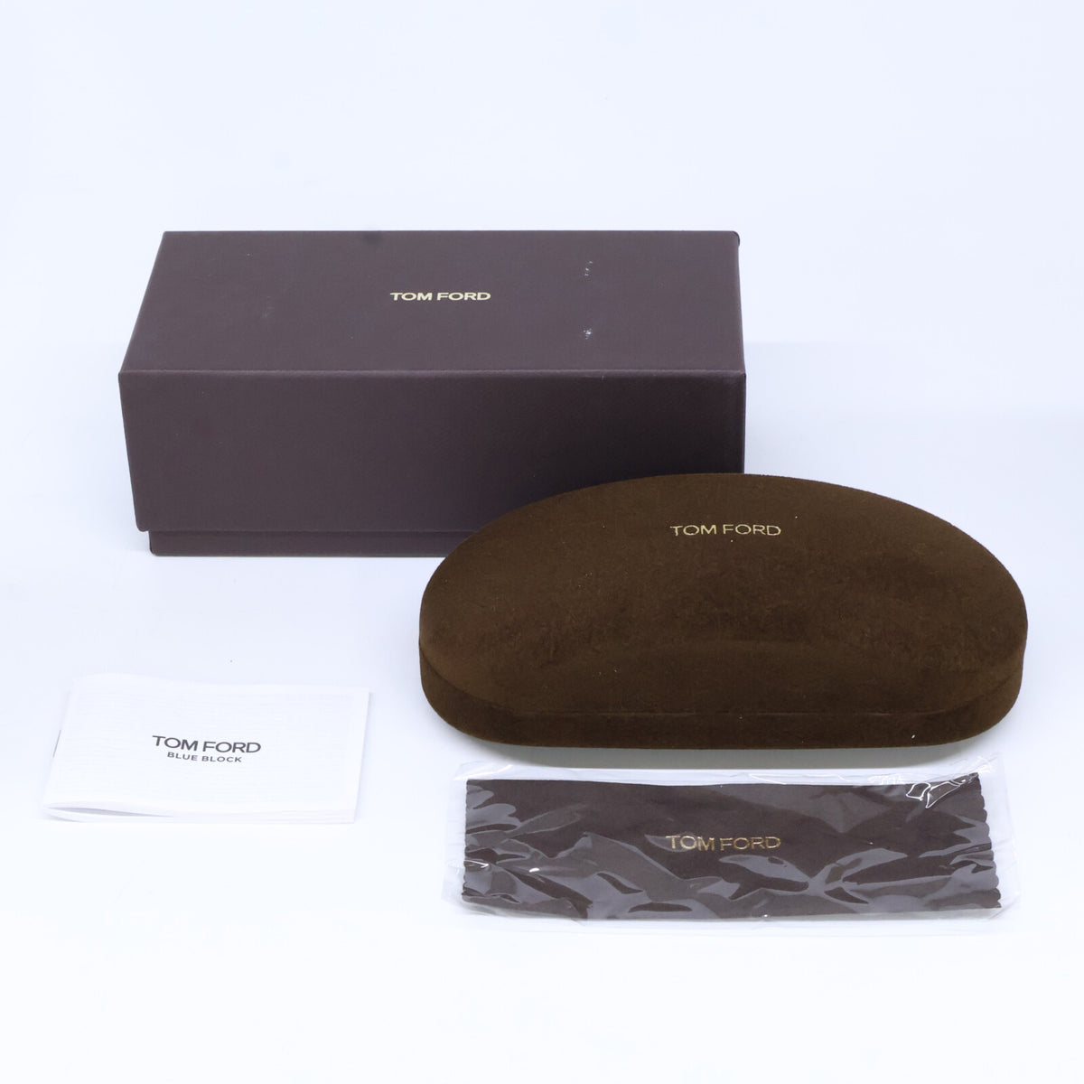 TOM FORD トムフォード 【新品未使用】TF6100-D-B ECO 052 ブルーライトカットレンズ スクエアシェイプ アイウェア 眼鏡