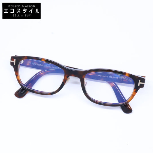TOM FORD トムフォード 【新品未使用】TF6115-D-B 052 ブルーライトカットレンズ スクエアシェイプ アイウェア 眼鏡