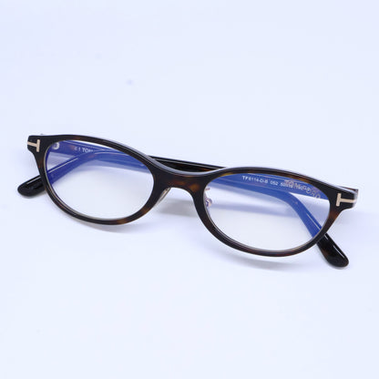 TOM FORD トムフォード 【新品未使用】TF6114-D-B 052 ブルーライトカットレンズ オーバルシェイプ アイウェア 眼鏡