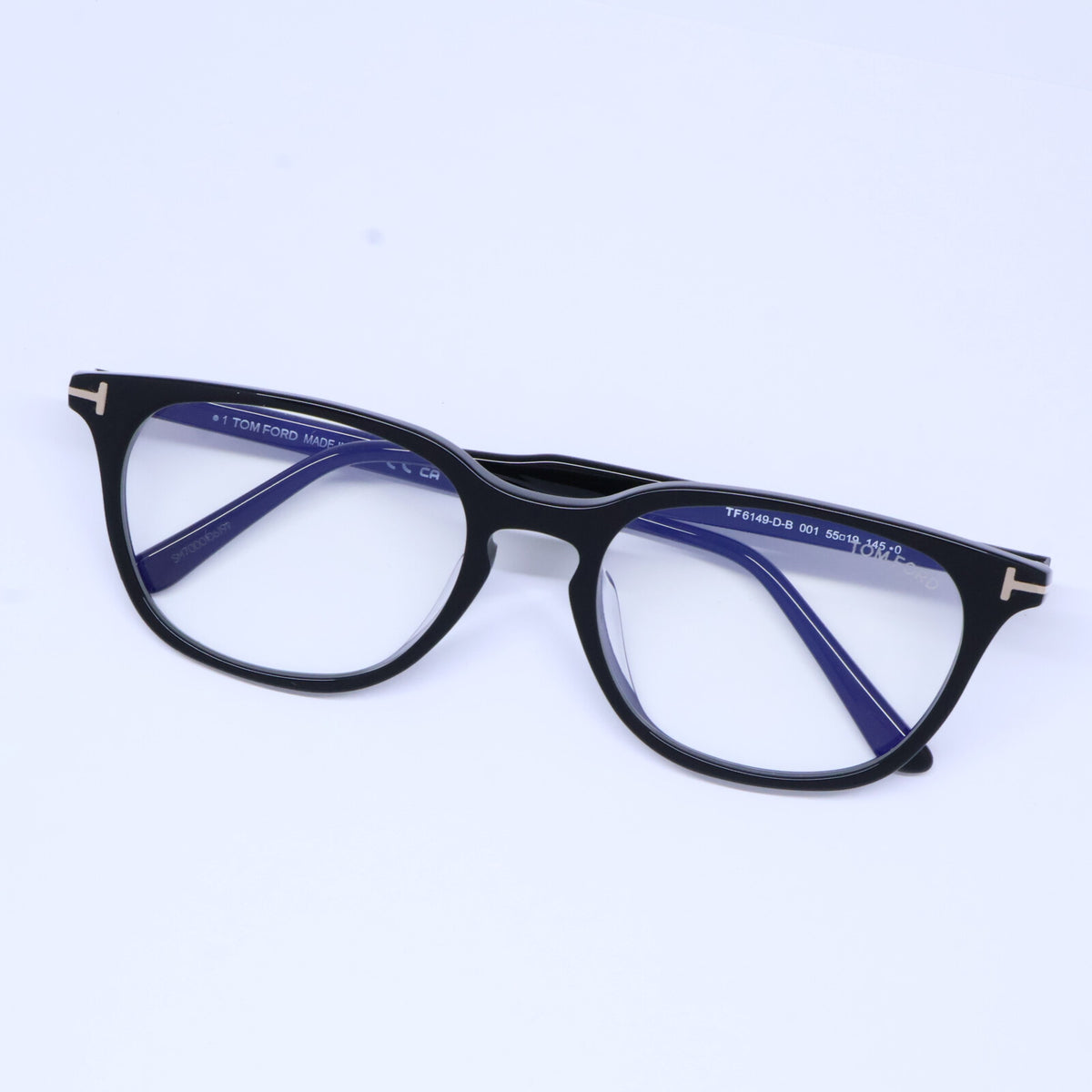 TOM FORD トムフォード TF6149-D-B 001 ブルーライトカットレンズ ウェリントンシェイプ アイウェア 眼鏡