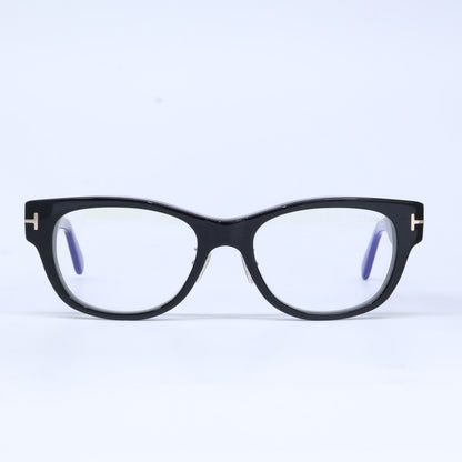 TOM FORD トムフォード 【美品】TF6163-D-B 001 ブルーライトカットレンズ ウェリントンシェイプ アイウェア 眼鏡