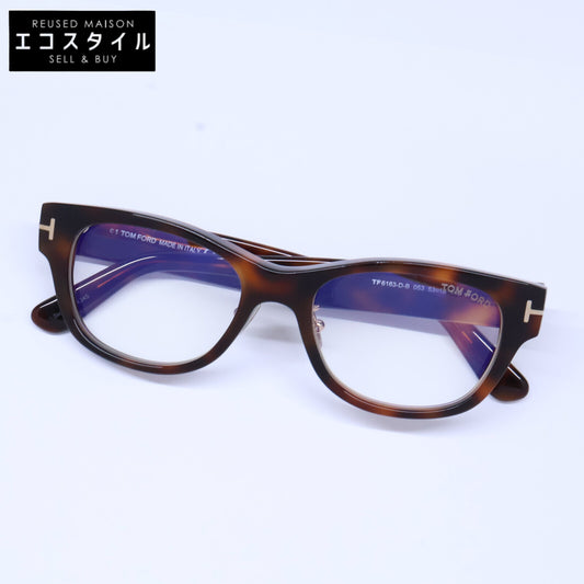 TOM FORD トムフォード 【新品未使用】TF6163-D-B 053 ブルーライトカットレンズ ウェリントンシェイプ アイウェア 眼鏡