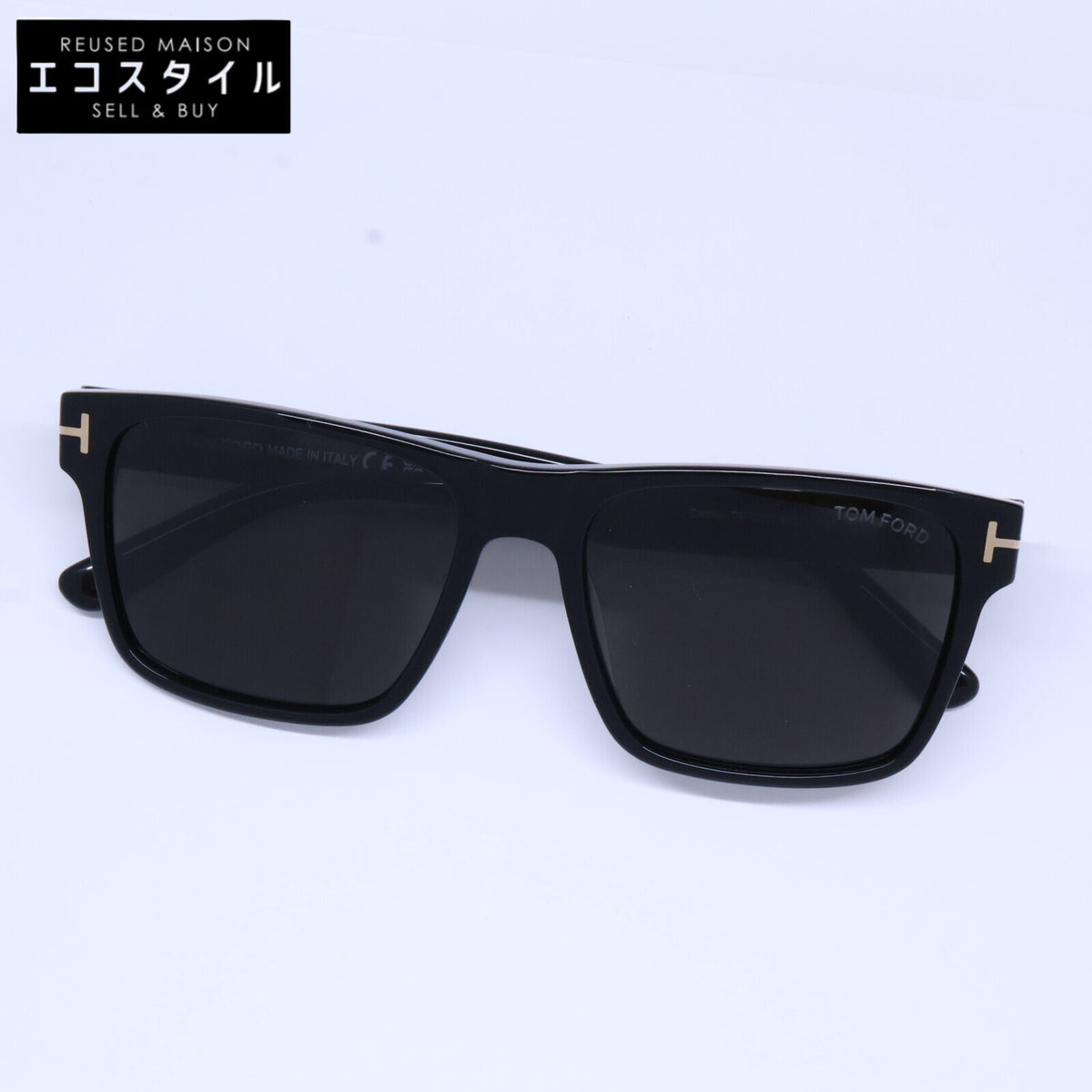 TOM FORD トムフォード TF1205 ECO 01A Calder カルダー スクエアシェイプ サングラス
