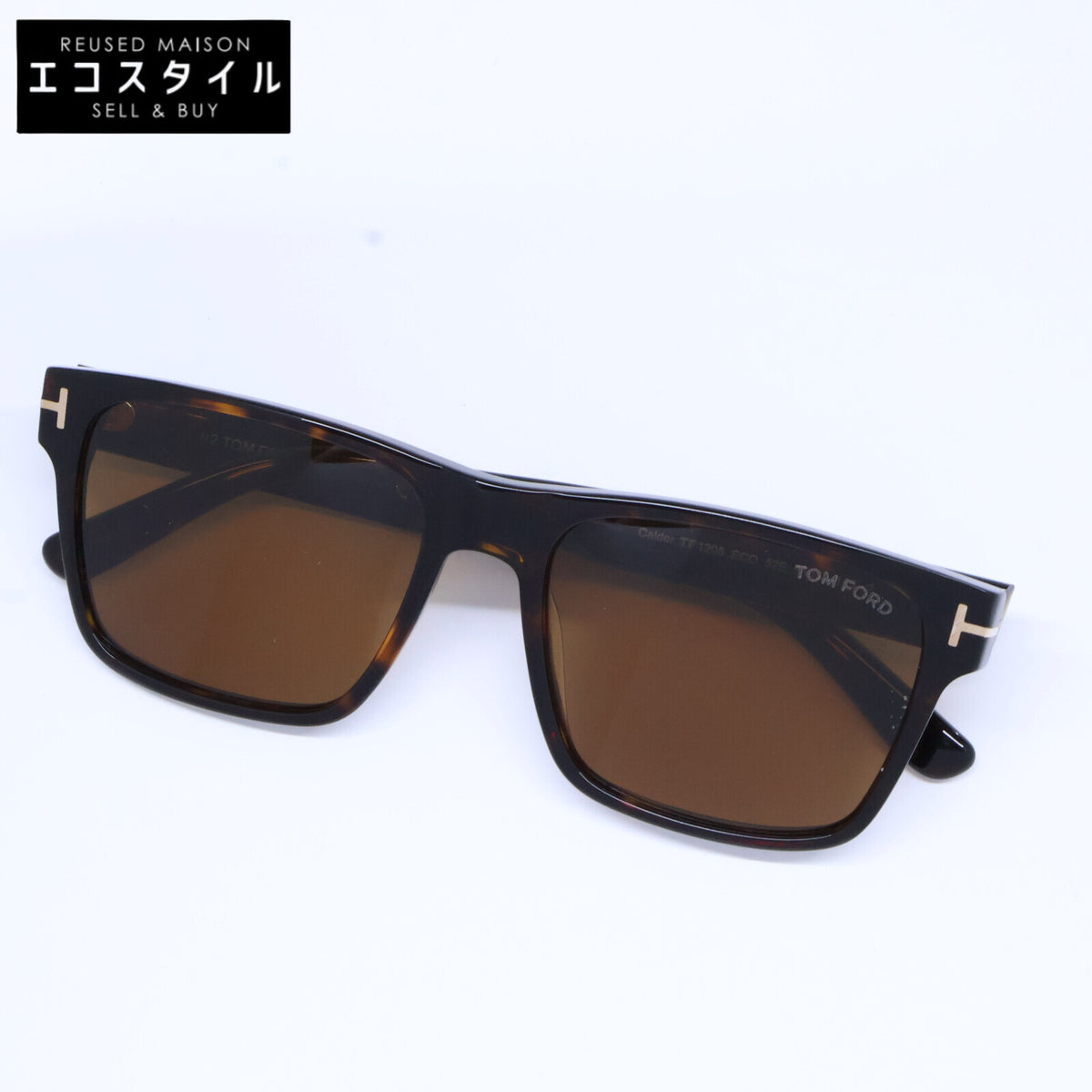 TOM FORD トムフォード TF1205 ECO 52E Calder カルダー スクエアシェイプ サングラス