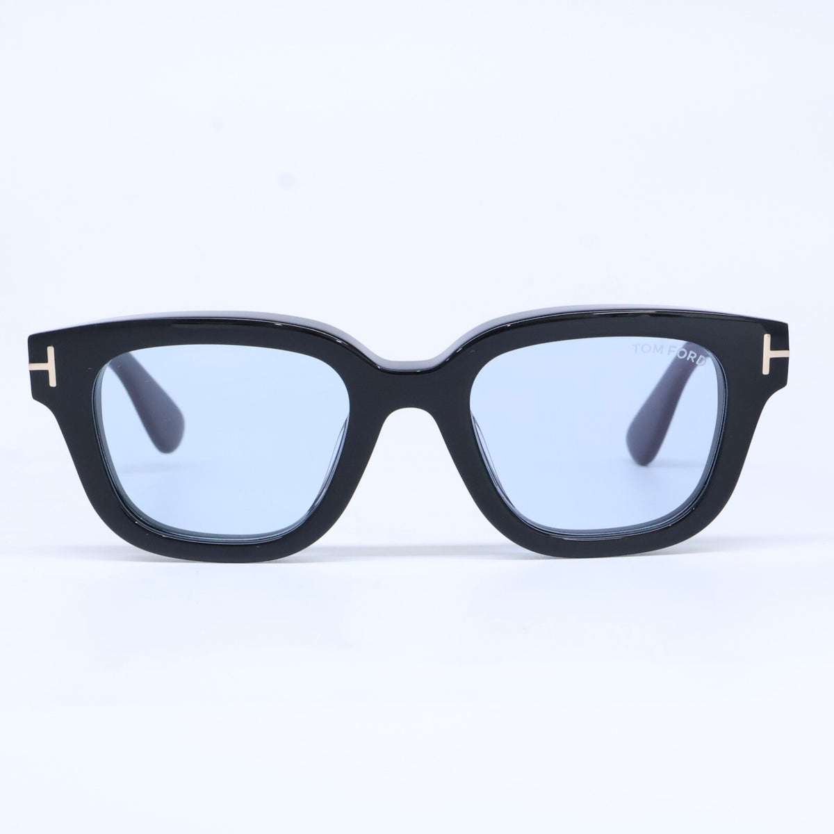 TOM FORD トムフォード TF1274-D ECO 01A ライトブルーレンズ ウェリントンシェイプ サングラス