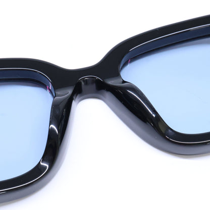 TOM FORD トムフォード TF1274-D ECO 01A ライトブルーレンズ ウェリントンシェイプ サングラス