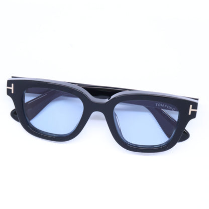 TOM FORD トムフォード 【美品】TF1274-D ECO 01A ライトブルーレンズ ウェリントンシェイプ サングラス
