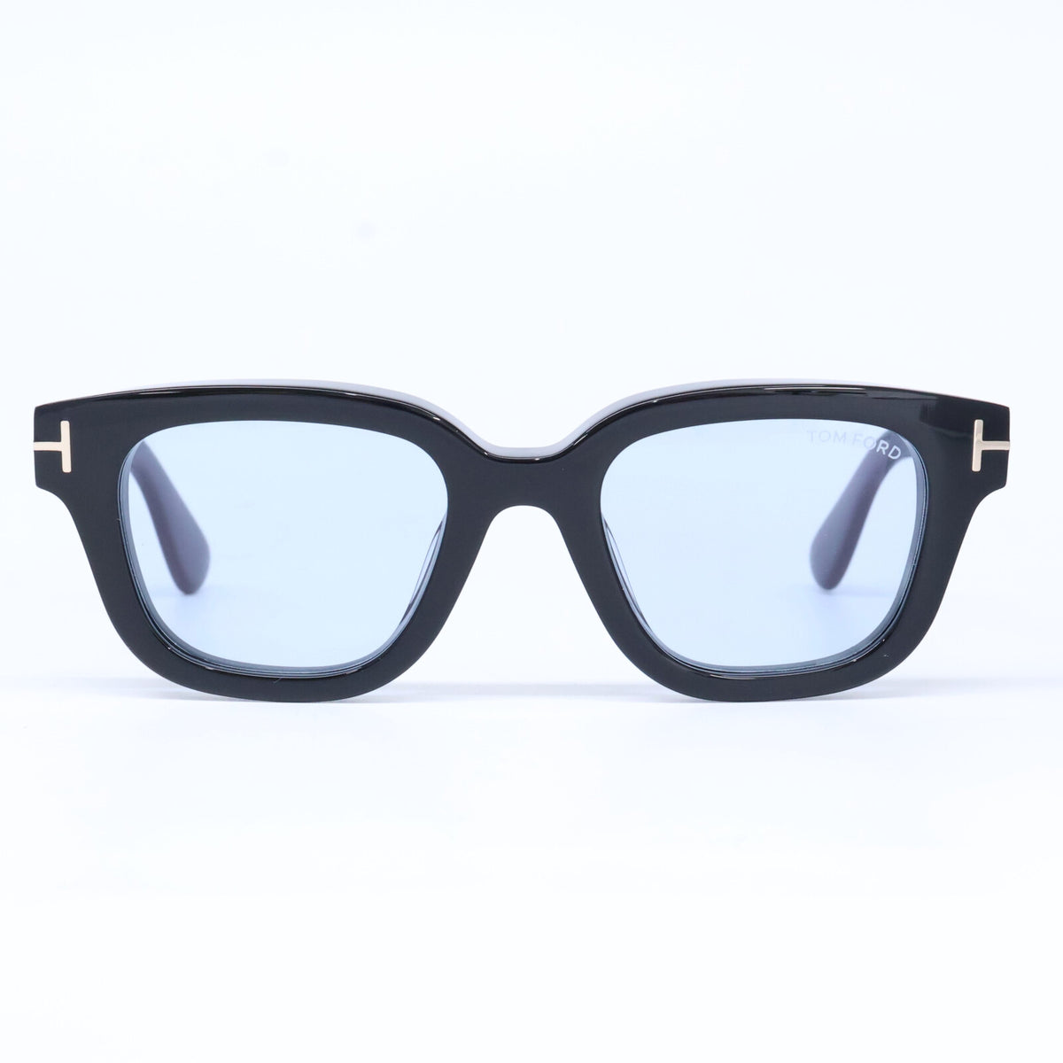 TOM FORD トムフォード 【美品】TF1274-D ECO 01A ライトブルーレンズ ウェリントンシェイプ サングラス