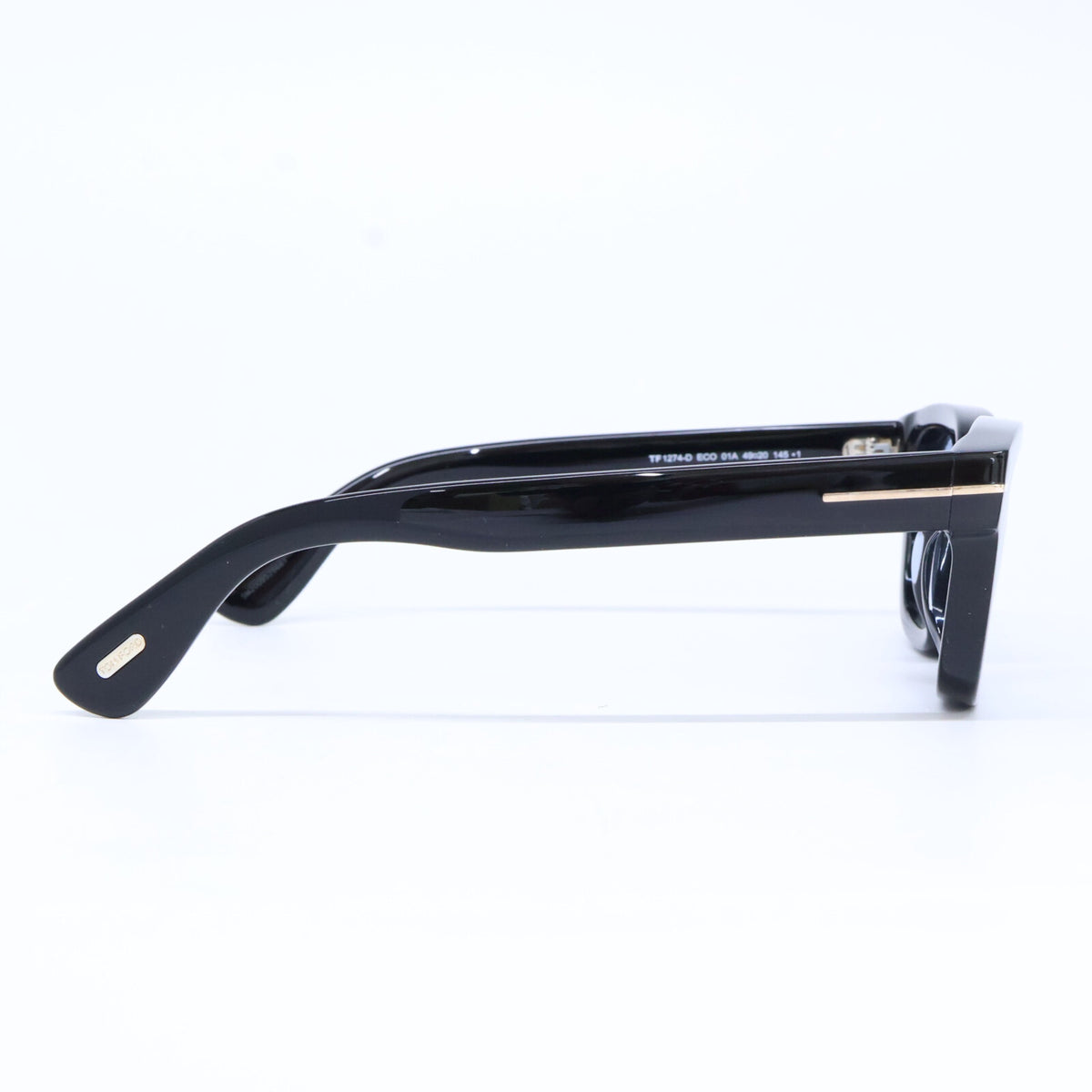 TOM FORD トムフォード 【美品】TF1274-D ECO 01A ライトブルーレンズ ウェリントンシェイプ サングラス