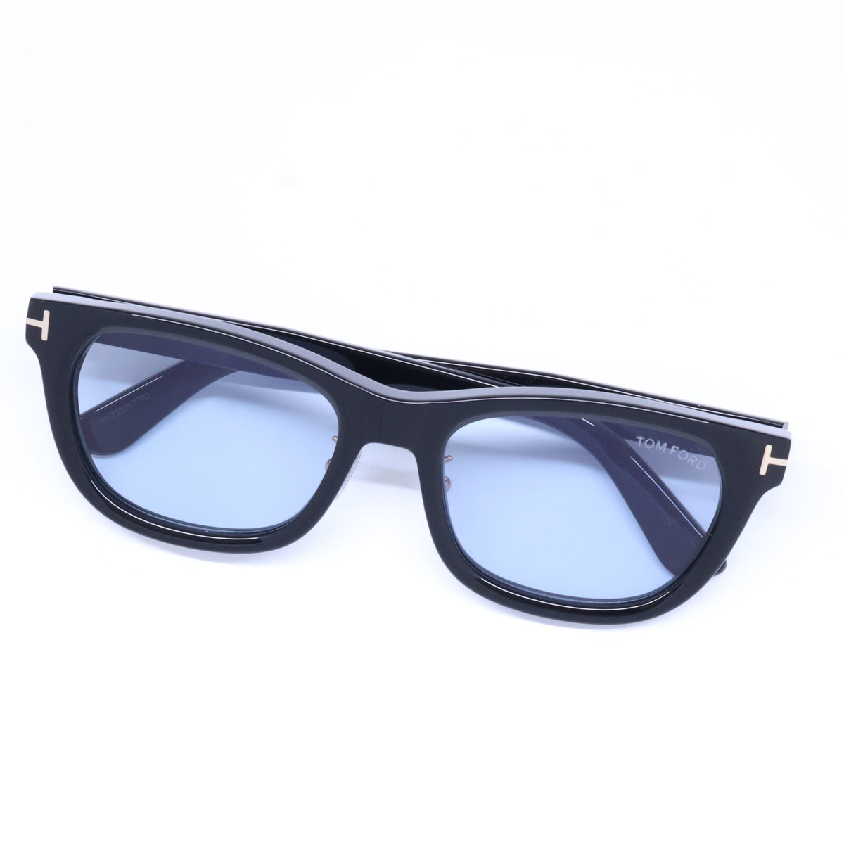 TOM FORD トムフォード 【新品未使用】TF1393-D 01A ライトブルーレンズ テレビジョンカット スクエアシェイプ サングラス