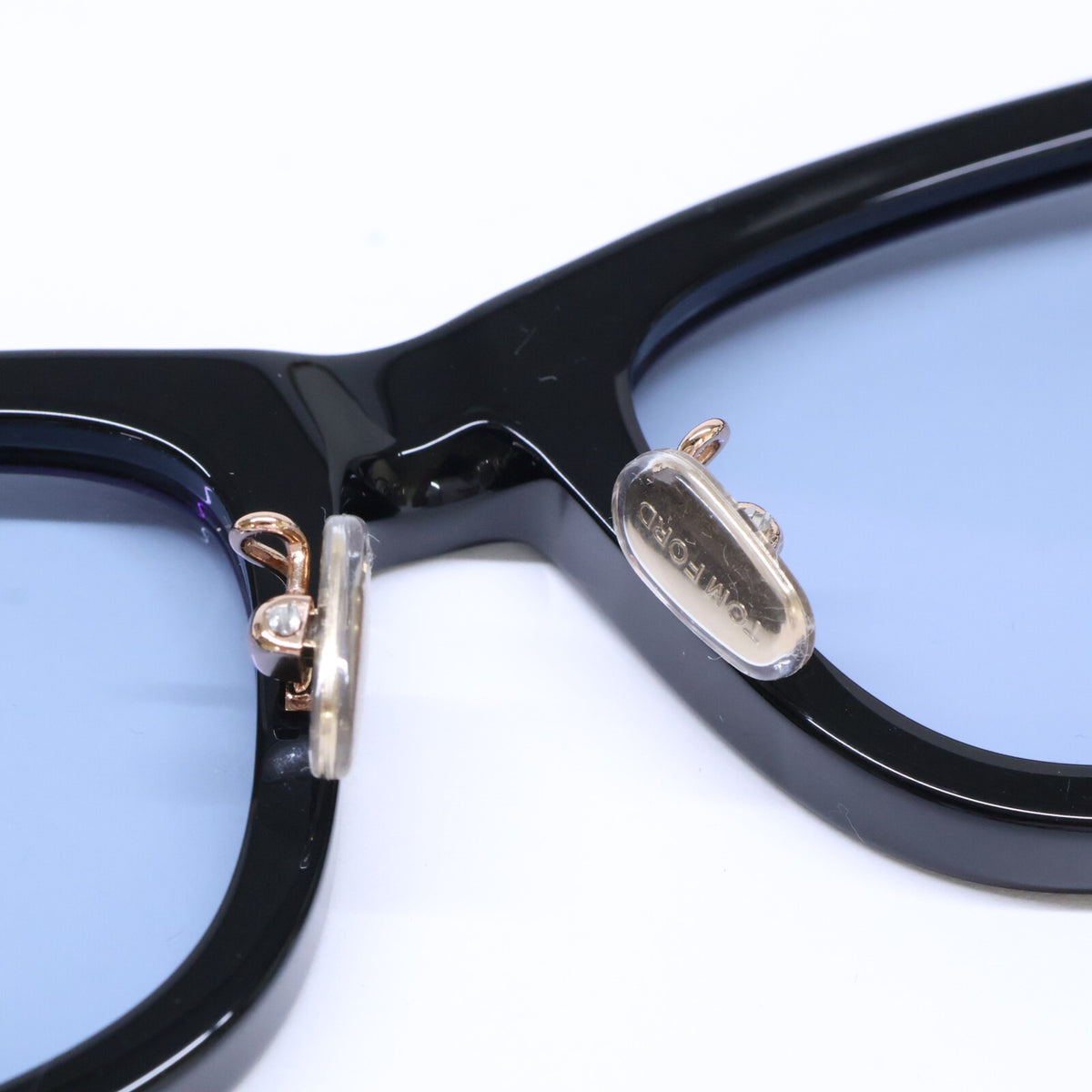TOM FORD トムフォード 【新品未使用】TF1393-D 01A ライトブルーレンズ テレビジョンカット スクエアシェイプ サングラス