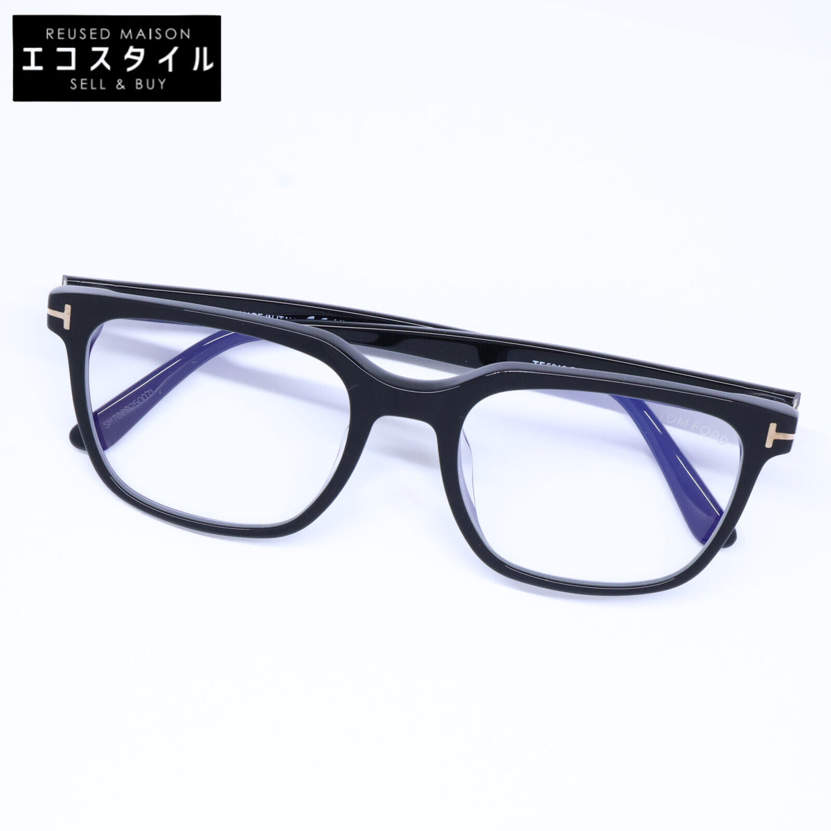TOM FORD トムフォード TF5818-F-B ECO 001 ブルーライトカットレンズ ウェリントンシェイプ アイウェア 眼鏡