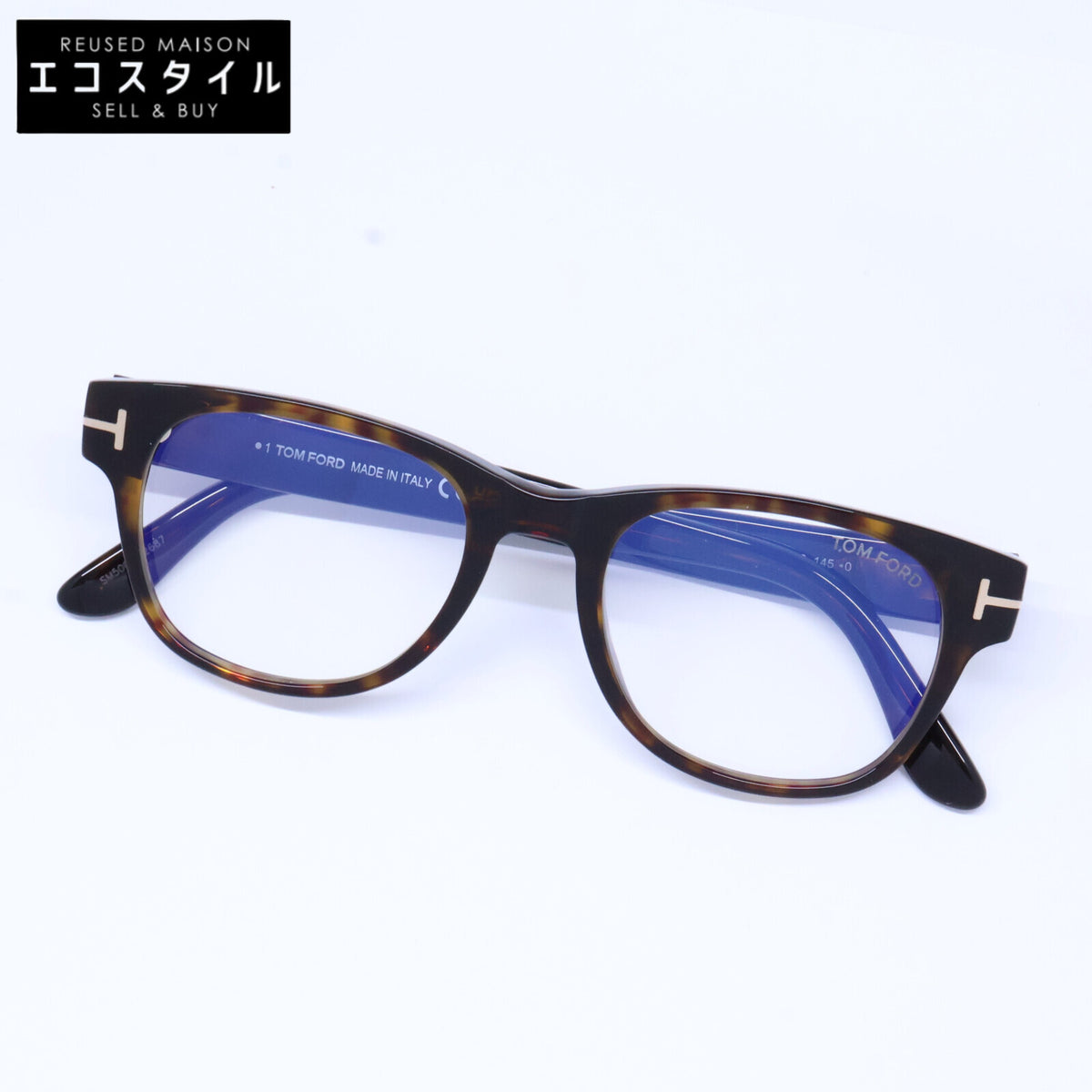 TOM FORD トムフォード TF5898-B ECO 052 ブルーライトカットレンズ ウェリントンシェイプ アイウェア 眼鏡