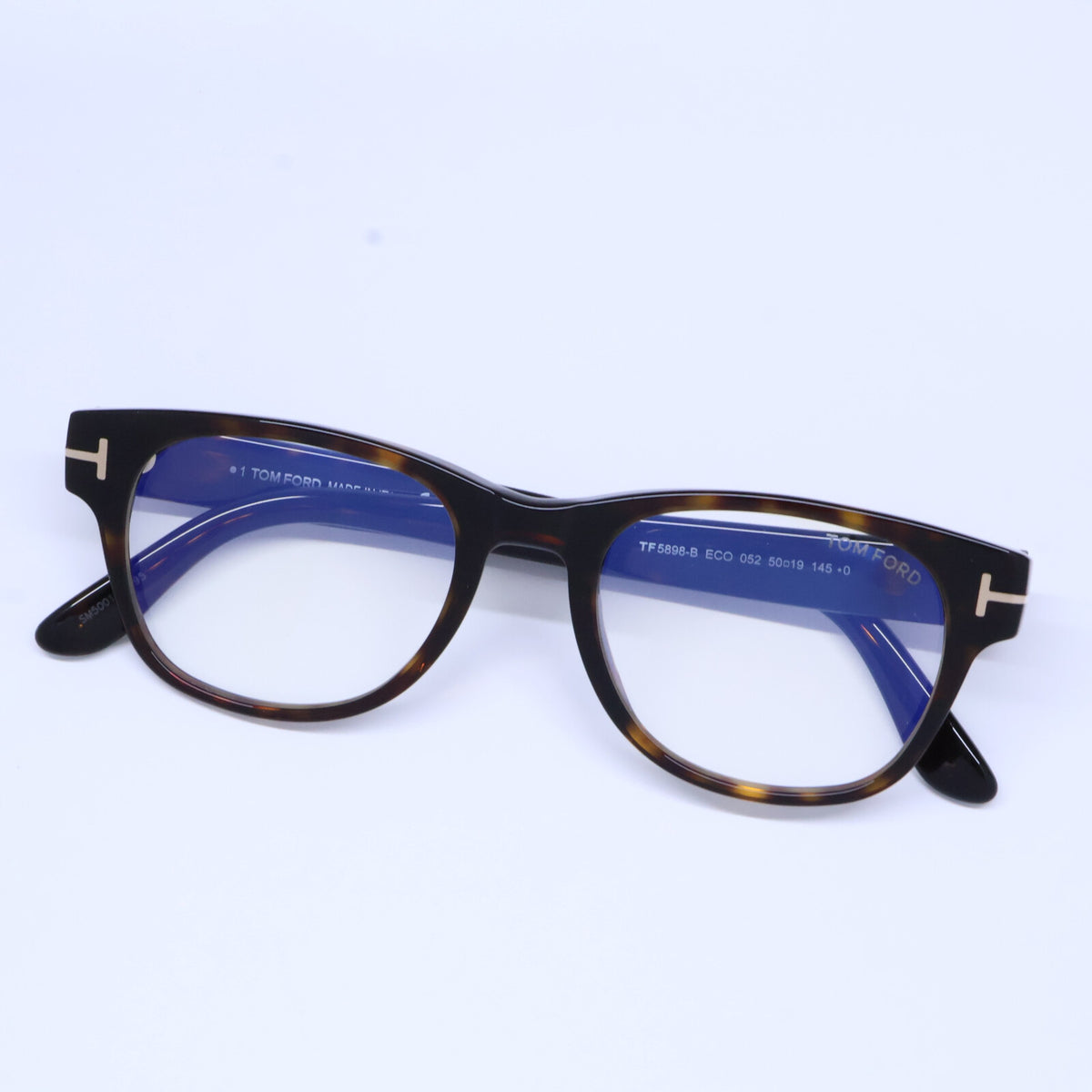 TOM FORD トムフォード TF5898-B ECO 052 ブルーライトカットレンズ ウェリントンシェイプ アイウェア 眼鏡