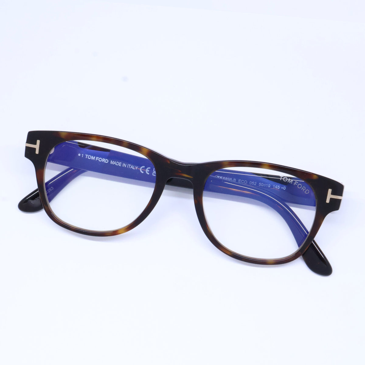 TOM FORD トムフォード F5898-B ECO 052 ブルーライトカットレンズ ウェリントンシェイプ アイウェア 眼鏡