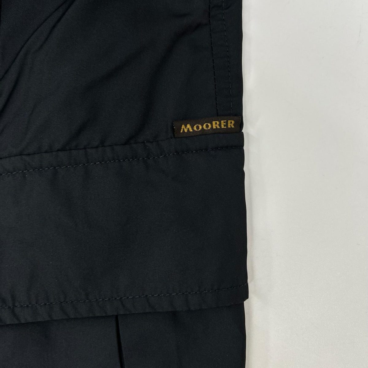 MOORER ムーレー ネイビー PORTO-KM ナイロン フィールドジャケット ジャケット