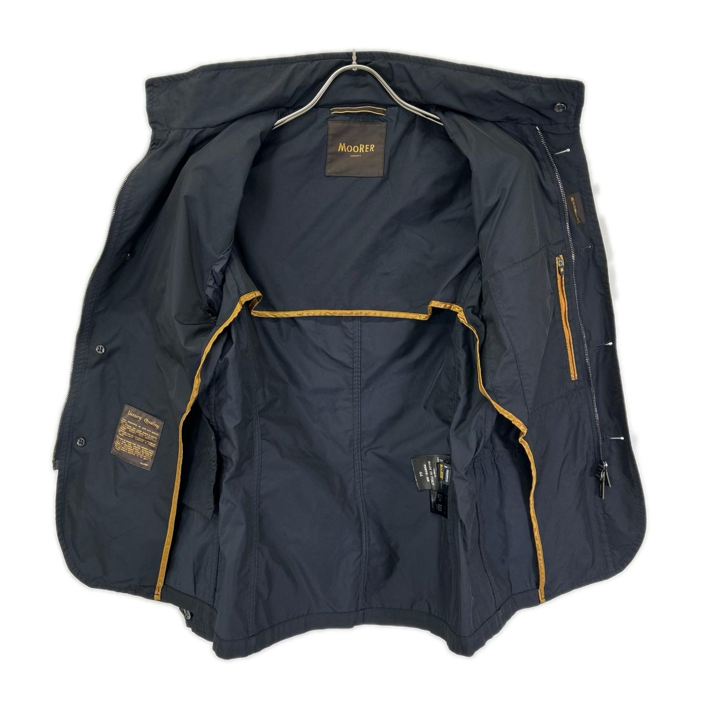 MOORER ムーレー ネイビー PORTO-KM ナイロン フィールドジャケット ジャケット