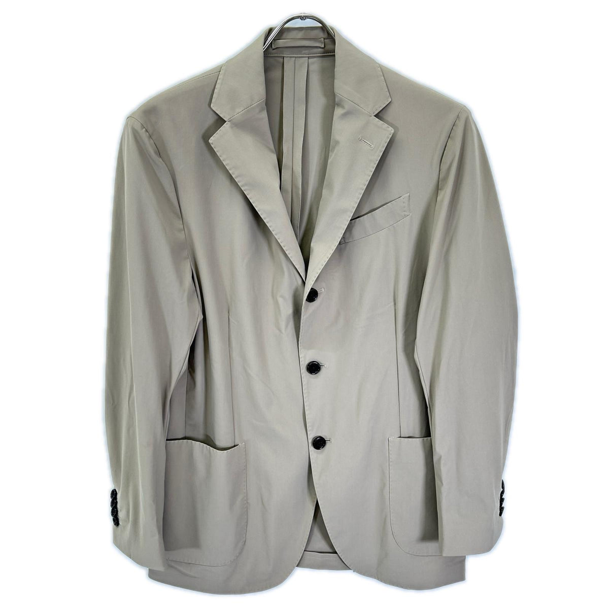 LARDINI ラルディーニ JY031AQ ベージュ ナイロン ストレッチ 3Bシングルジャケット/パンツ 2Pスーツセットアップ スーツ セットアップ