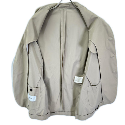 LARDINI ラルディーニ JY031AQ ベージュ ナイロン ストレッチ 3Bシングルジャケット/パンツ 2Pスーツセットアップ スーツ セットアップ