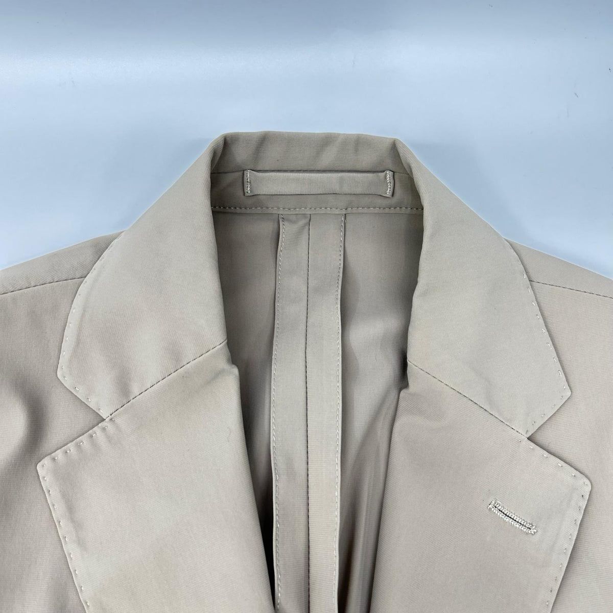 LARDINI ラルディーニ JY031AQ ベージュ ナイロン ストレッチ 3Bシングルジャケット/パンツ 2Pスーツセットアップ スーツ セットアップ