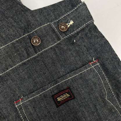 VonDutch ボンダッチ グレー系 フライングアイ ロングスリーブ オールインワンデニム オーバーオール オールインワン
