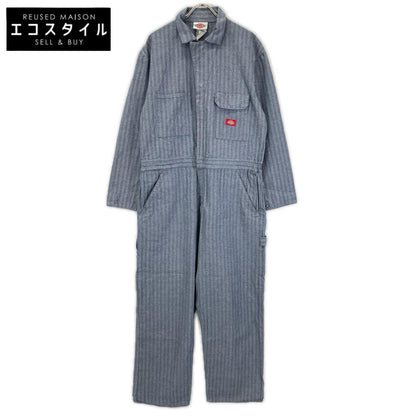 Dickies ディッキーズ 90's ライトブルー ヘリンボーン ストライプ no club lone wolf オールインワン デニム オーバーオール オールインワン