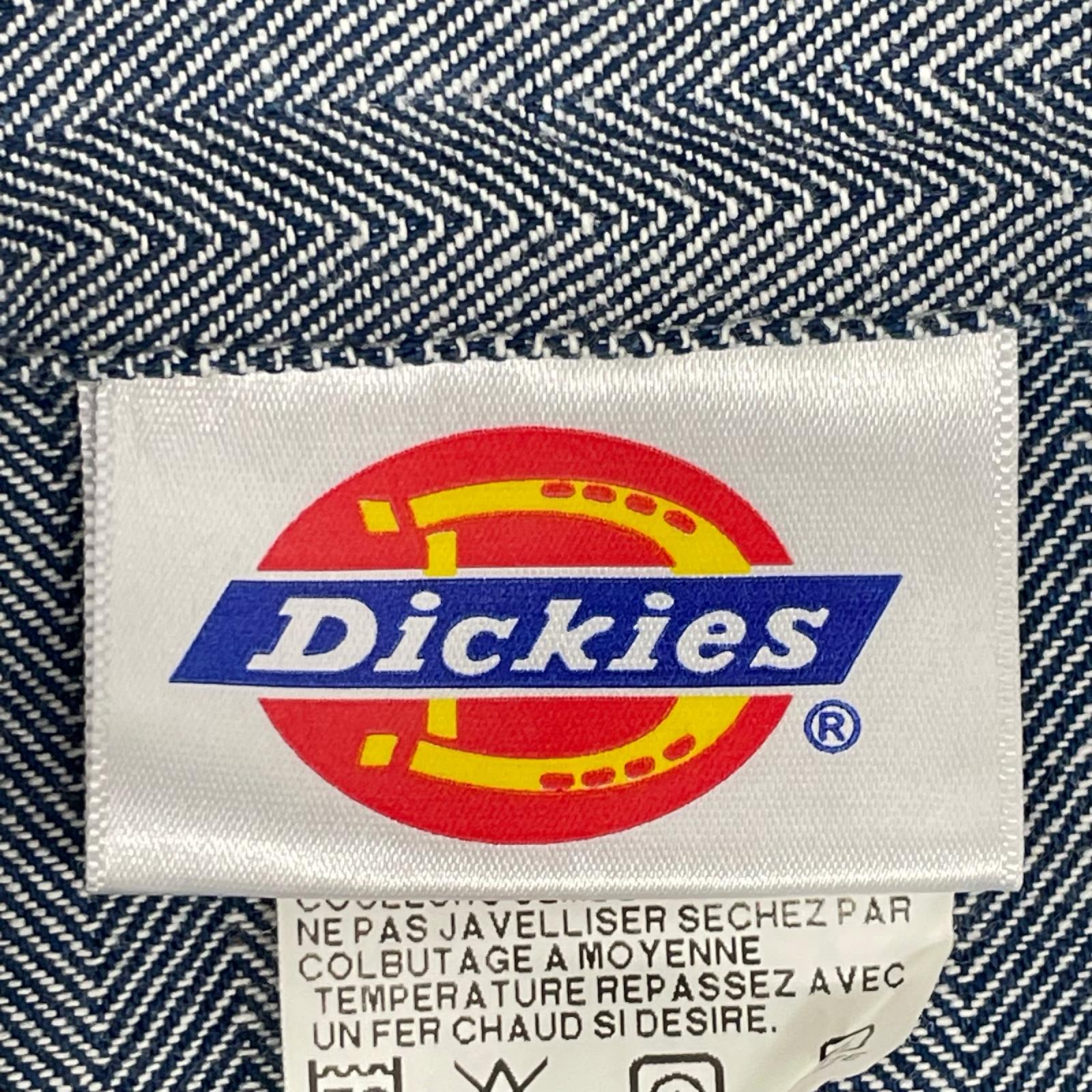 Dickies ディッキーズ 90's ライトブルー ヘリンボーン ストライプ no club lone wolf オールインワン デニム オーバーオール オールインワン