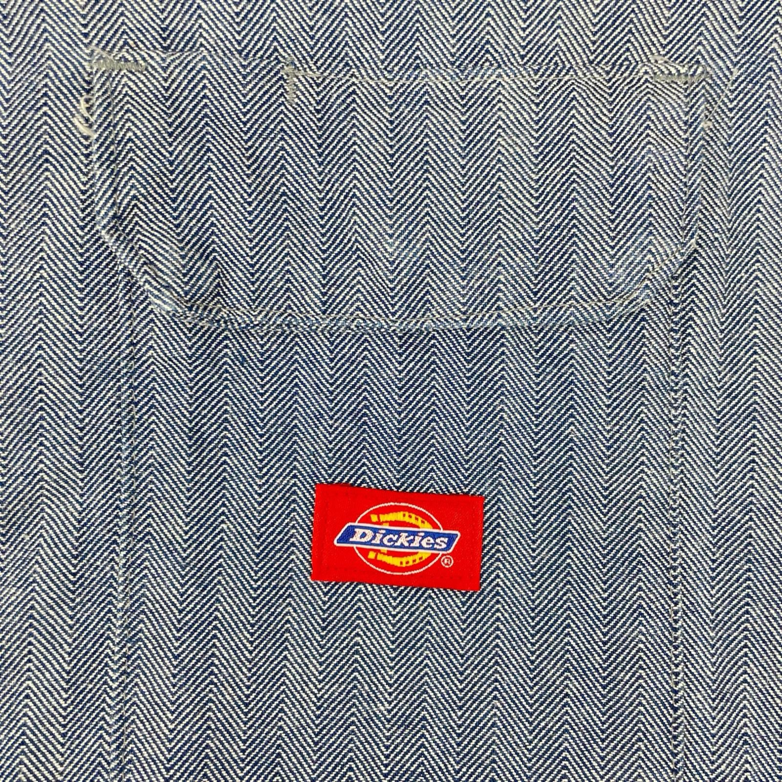 Dickies ディッキーズ 90's ライトブルー ヘリンボーン ストライプ no club lone wolf オールインワン デニム オーバーオール オールインワン