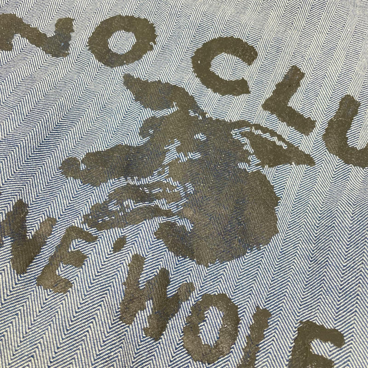 Dickies ディッキーズ 90's ライトブルー ヘリンボーン ストライプ no club lone wolf オールインワン デニム オーバーオール オールインワン