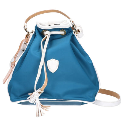 Felisi フェリージ 【美品】21/17 ナイロン/レザー 2WAY ドローストリングバッグ ショルダーバッグ