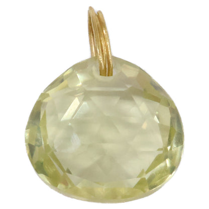 Marie-Helene de Taillac マリーエレーヌドゥタイヤック 【美品】77596 22K LEMON QUARTZ BRIOLETTE レモンクォーツ ブリオレット ペンダントトップ