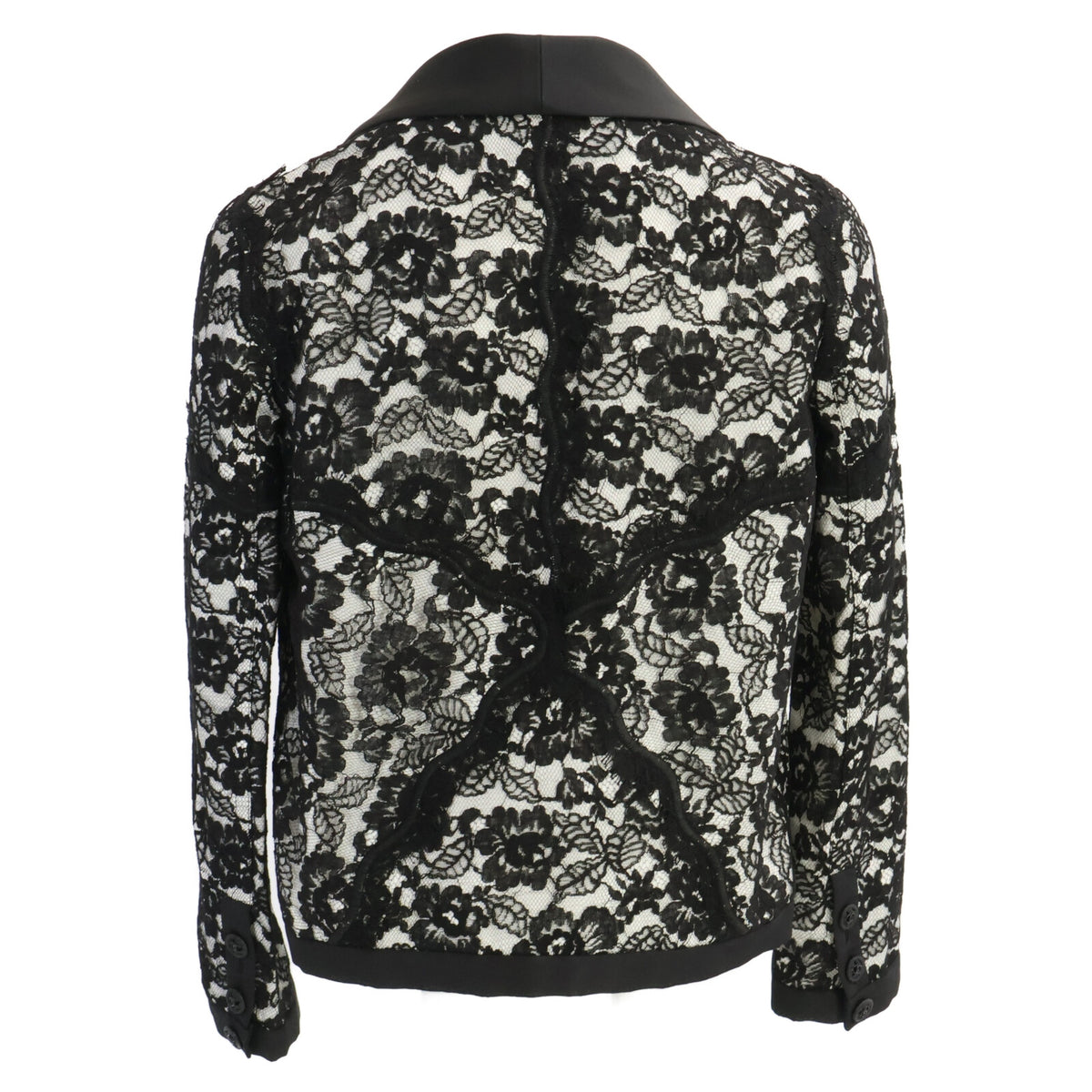 CHANEL シャネル 【国内正規】P47449W05443 ココマークボタン フラワーレース ジャケット ジャケット