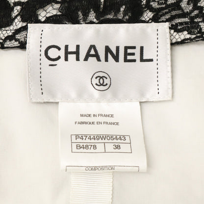 CHANEL シャネル 【国内正規】P47449W05443 ココマークボタン フラワーレース ジャケット ジャケット