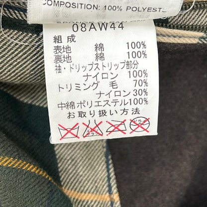 Barbour バブアー 08AW44 カーキ コットン ダブルボタン オイル トレンチコート コート