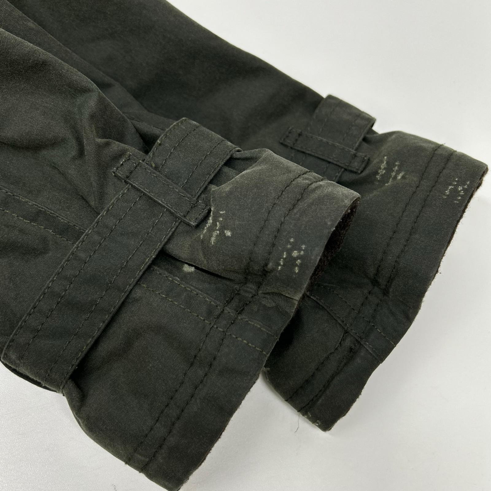 Barbour バブアー 08AW44 カーキ コットン ダブルボタン オイル トレンチコート コート