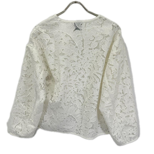 SOULEIADO ソレイアード 24SS ホワイト コットンエンブロイダリー ブルゾン ジャケット