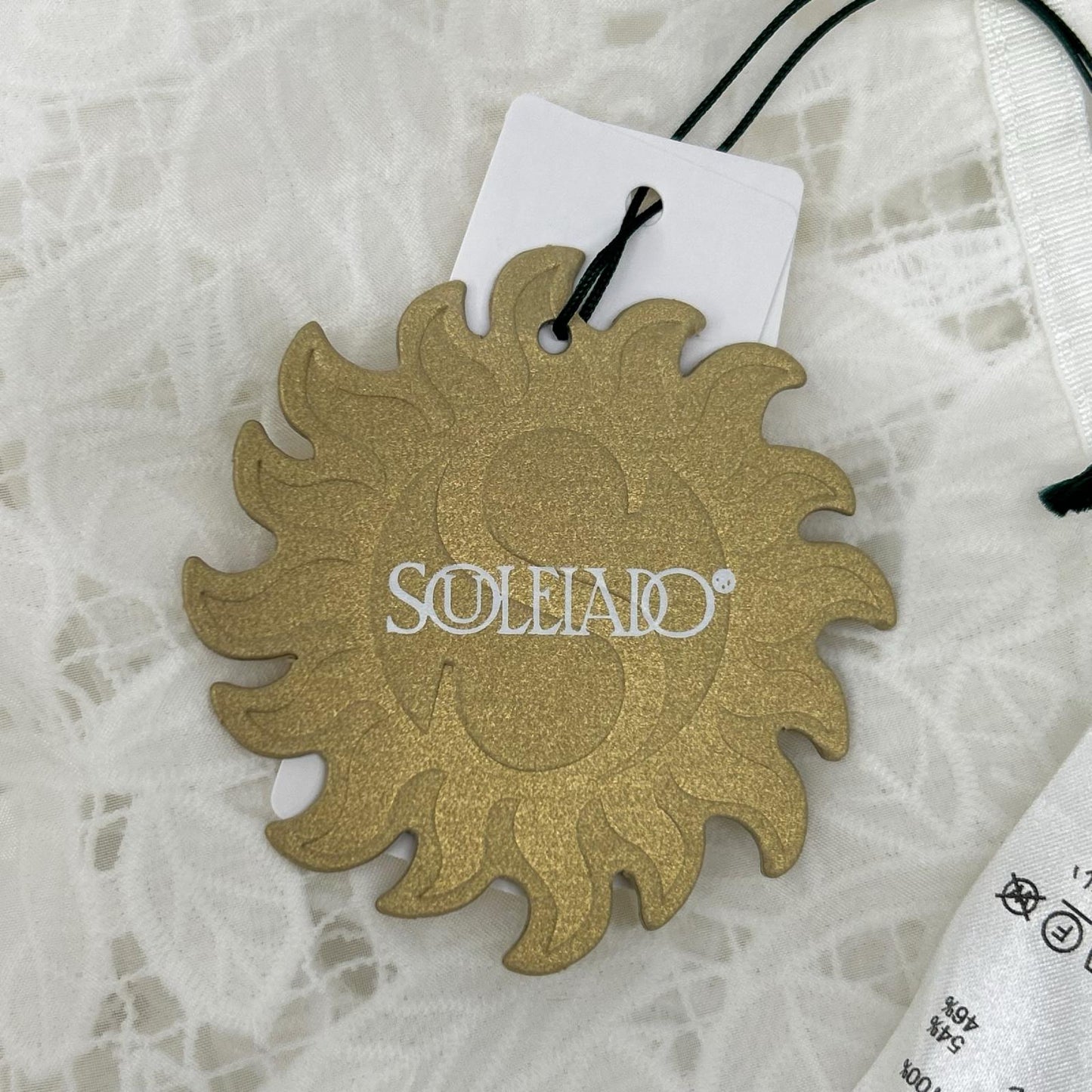SOULEIADO ソレイアード 24SS ホワイト コットンエンブロイダリー ブルゾン ジャケット