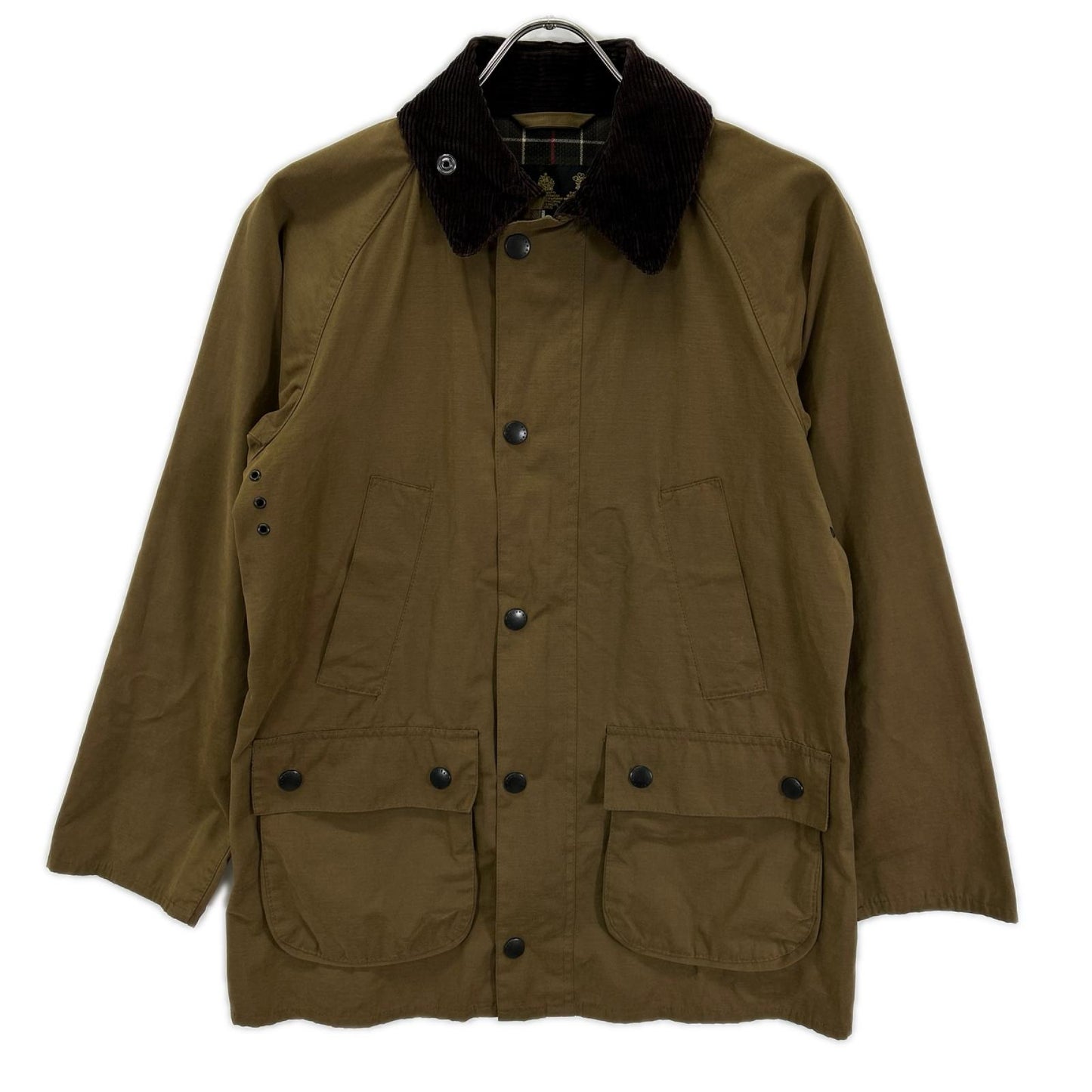 Barbour バブアー 4110806 3ワラント BEDALE/ビデイル カーキ コットン×ナイロン ピーチスキン ノンワックスジャケット ジャケット