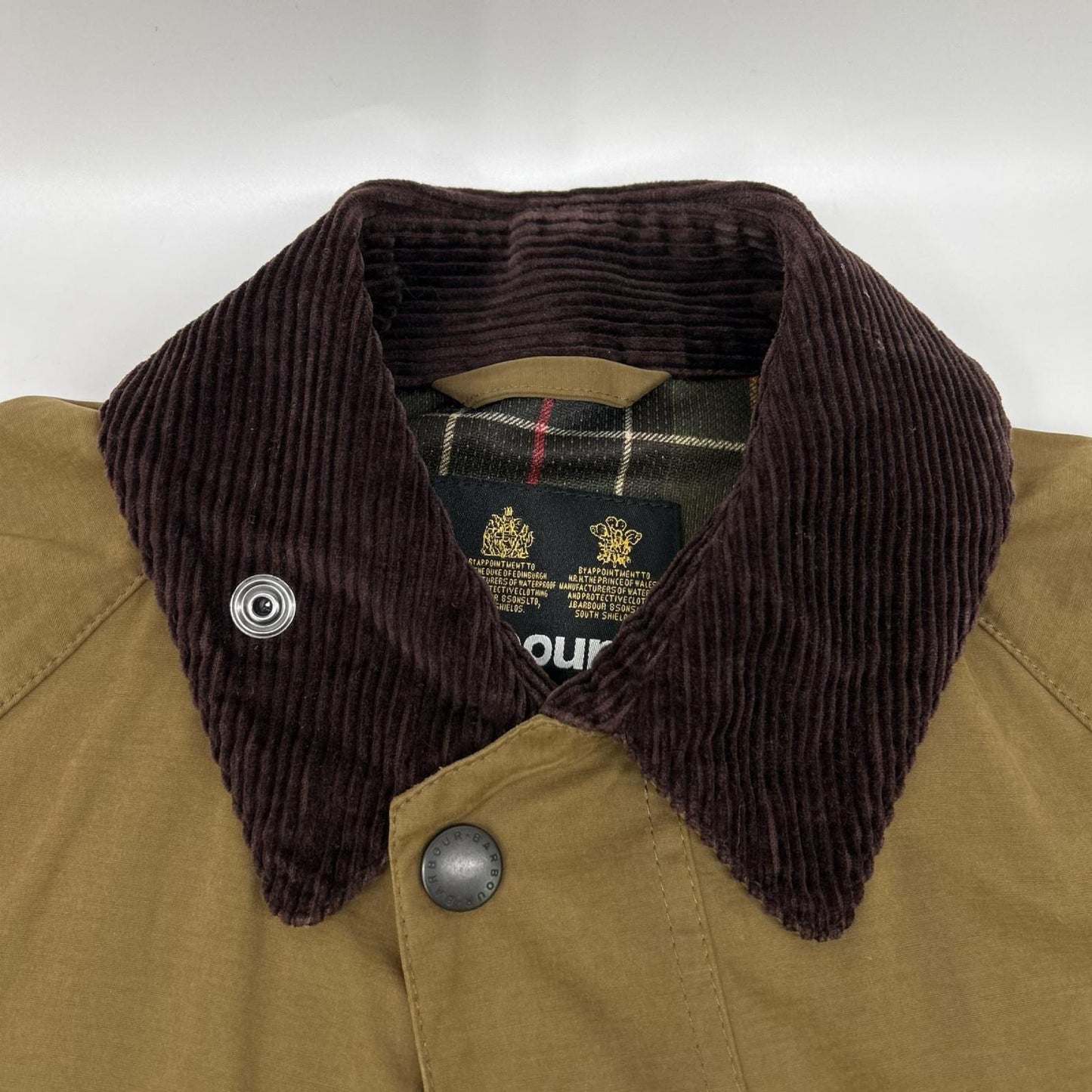 Barbour バブアー 4110806 3ワラント BEDALE/ビデイル カーキ コットン×ナイロン ピーチスキン ノンワックスジャケット ジャケット