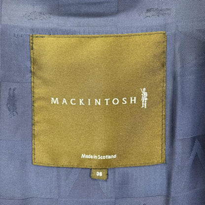 MACKINTOSH マッキントッシュ VM-SM-SM FETLAR/フェトラー ブラック ウール×ナイロン ロゴボタン ダブルブレスト ベルテッドミディアムコート コート