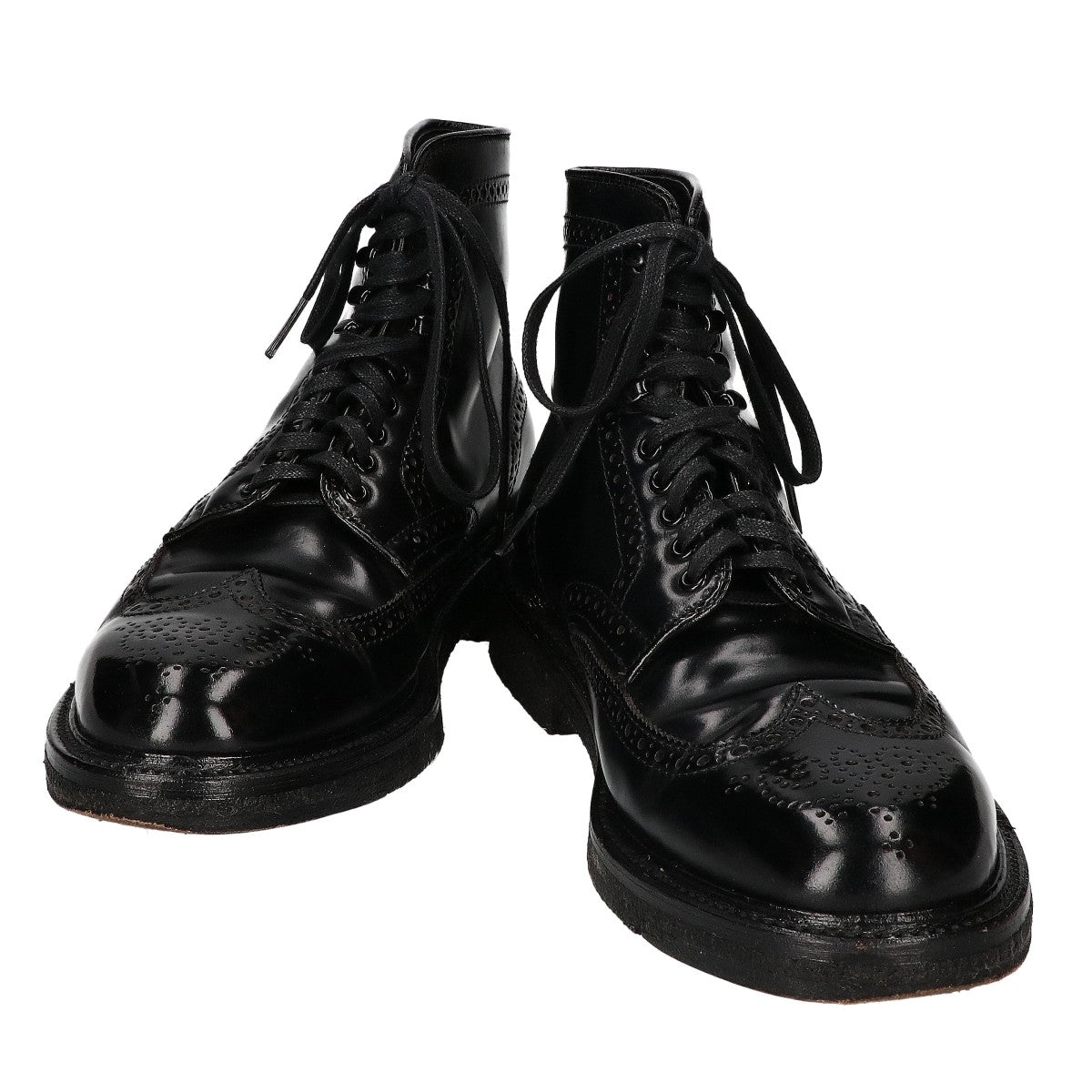 Alden オールデン BEAMS PLUS ビームスプラス別注 【美品】44650H コードバン バリーラスト プランテーションクレープソール ウイングチップブーツ シューズ
