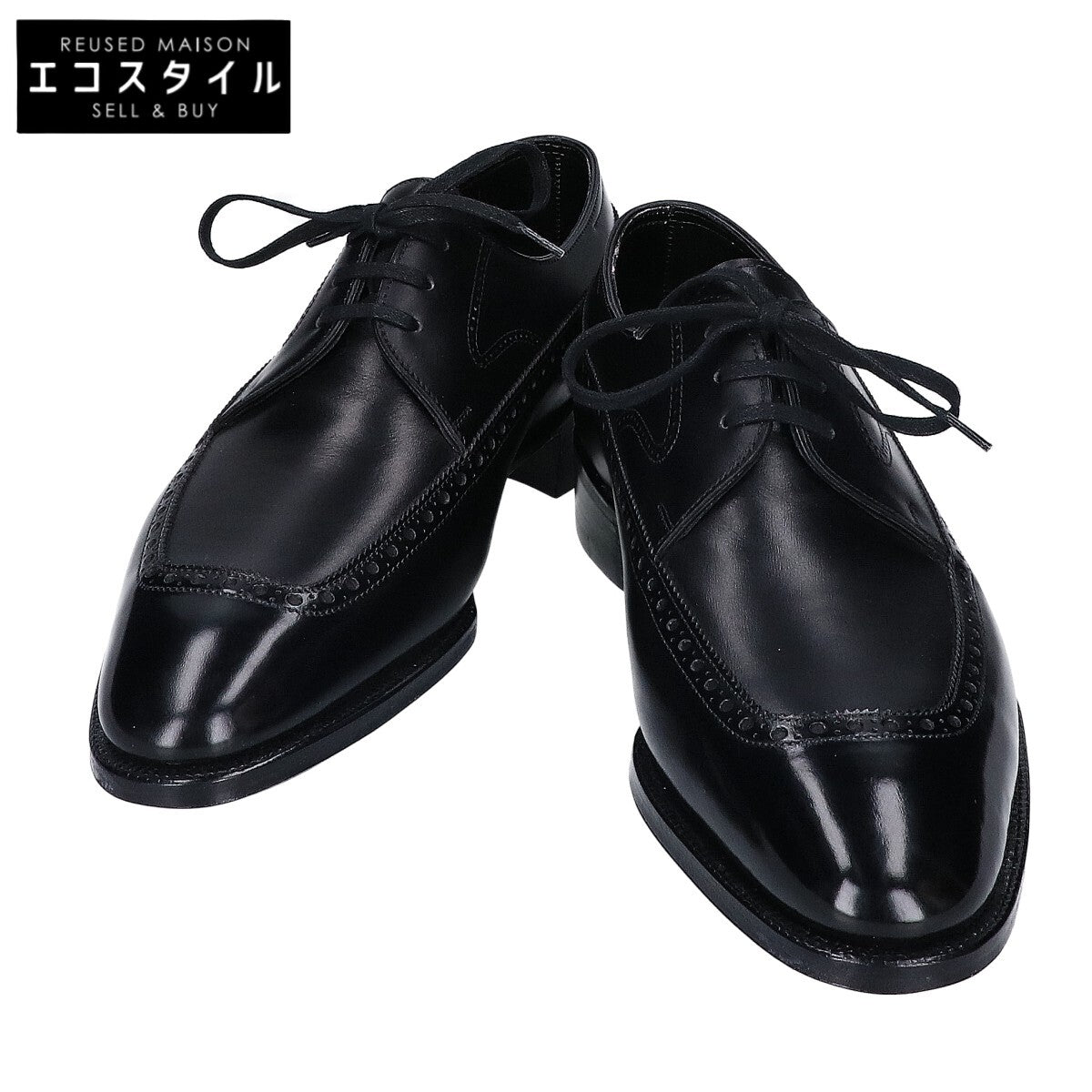 JOHNLOBB ジョンロブ YORK/ヨーク ブラック カーフ 7000ラスト Uウイングチップ ドレスシューズ シューズ