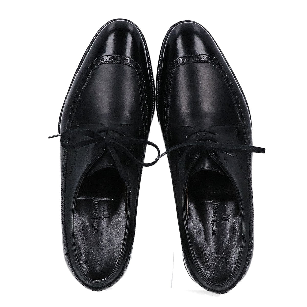 JOHNLOBB ジョンロブ YORK/ヨーク ブラック カーフ 7000ラスト Uウイングチップ ドレスシューズ シューズ