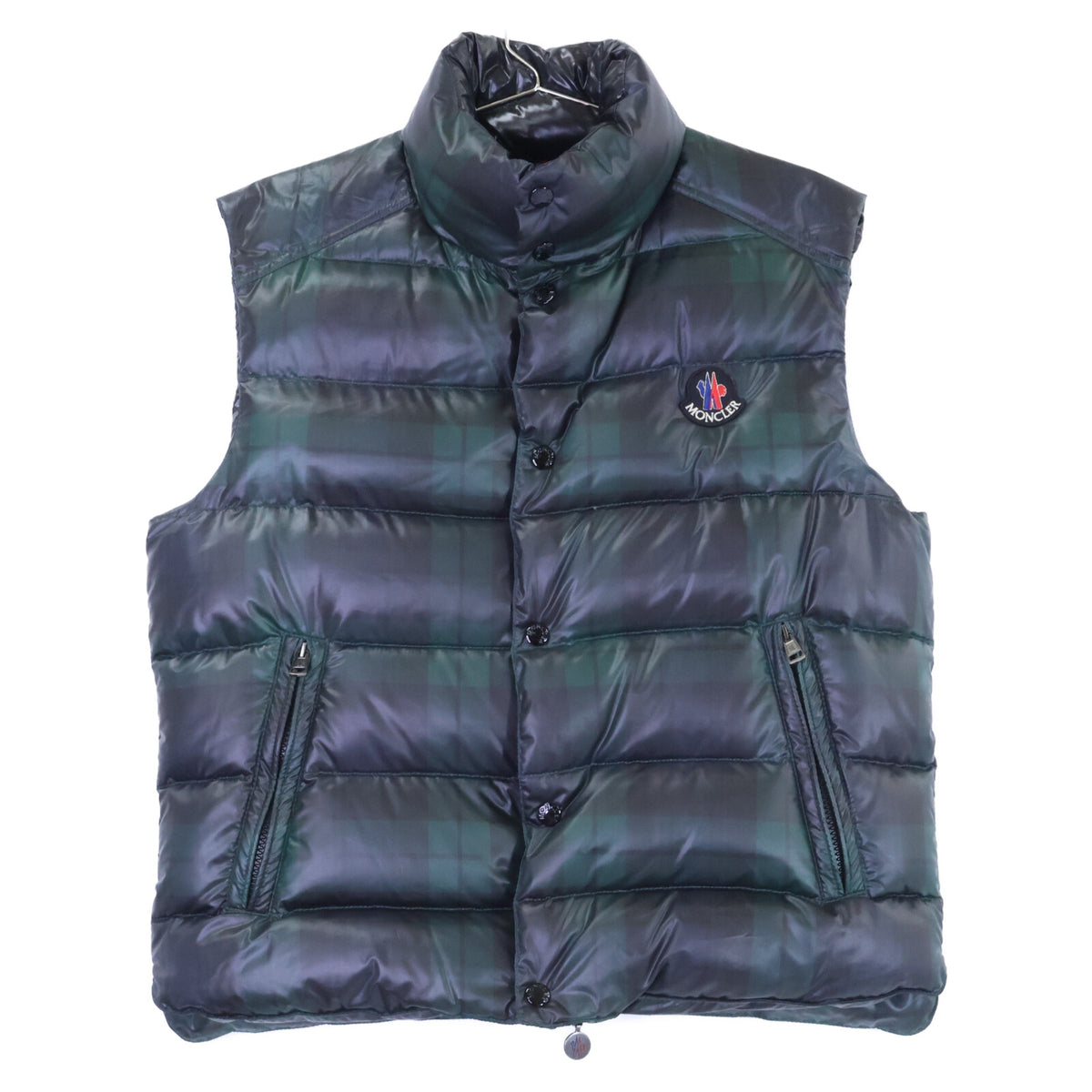 MONCLER モンクレール 【美品】43304 CORBIER コルビエ チェック ダウン ベスト