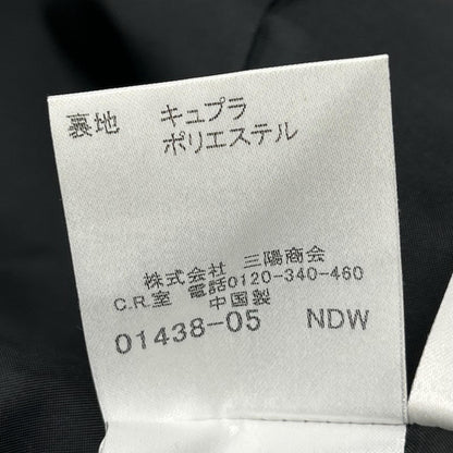 Burberry Black Label バーバリーブラックレーベル BMP81-601-09 ブラック チェックライニング ラムレザーシャツジャケット ジャケット