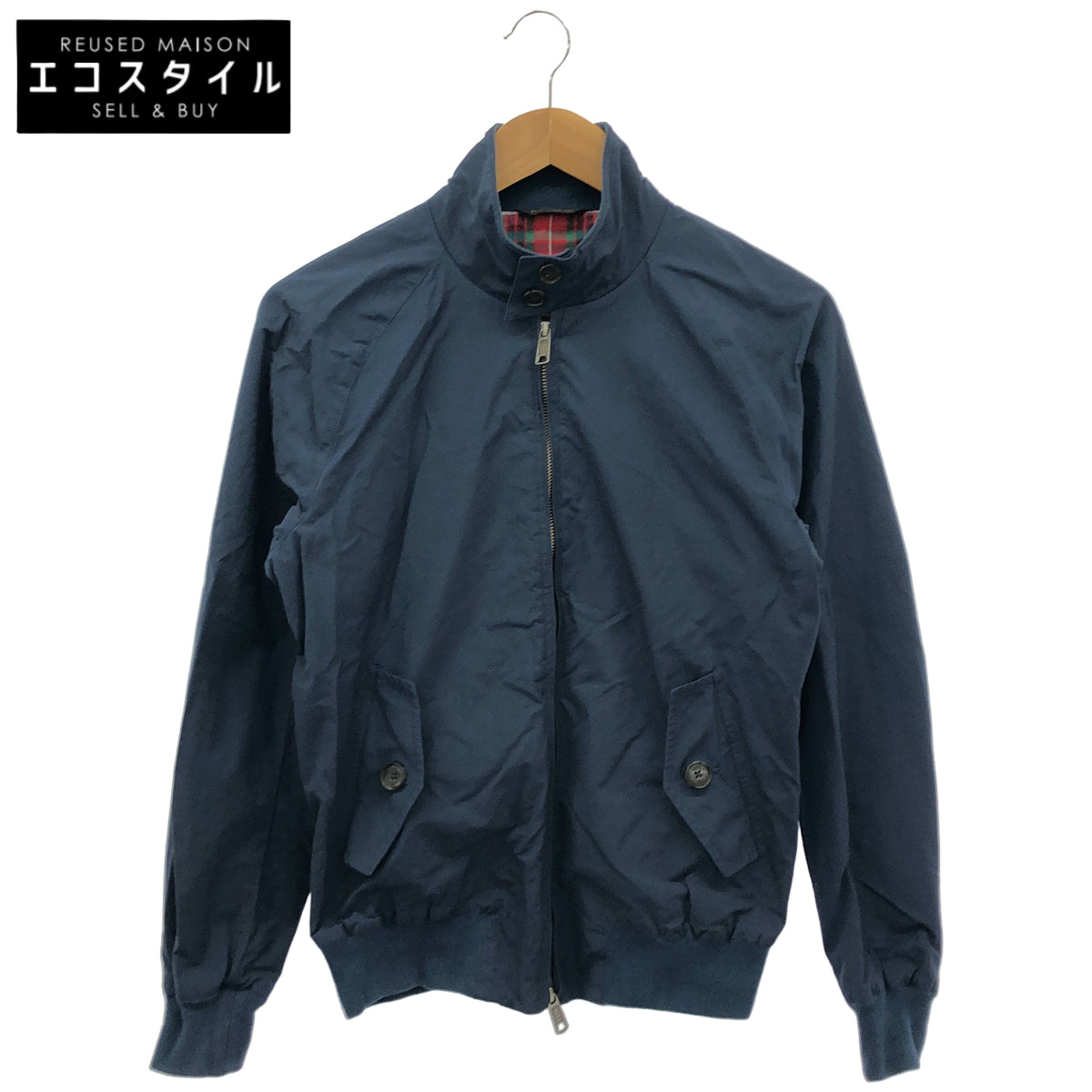 BARACUTA バラクータ 英国製 BRCPS0001 ネイビー コットン混 レッドチェックライニング G9 オリジナル ハリントンジャケット トップス