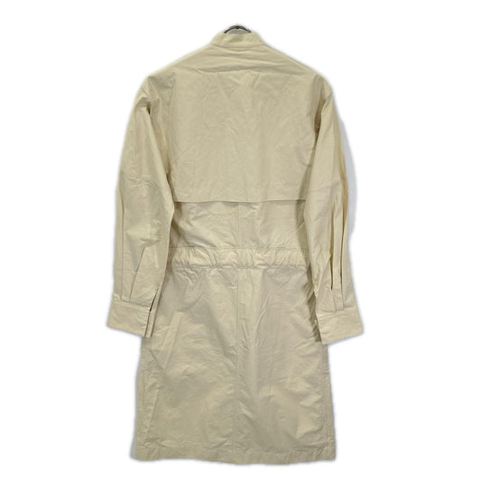 JIL SANDER Jil Sander JSPQ500305 Ivory Open-Collar Choker Long-Sleeve Dress Dress