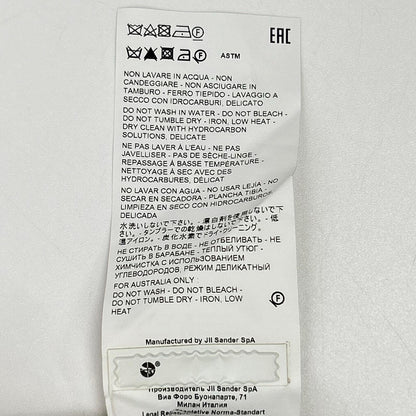 JILSANDER ジルサンダー JSPQ500305 アイボリー オープンカラー チョーカー ロングスリーブ ワンピース ワンピース