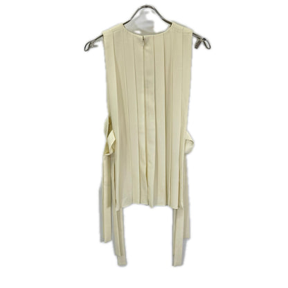 ENFOLD エンフォルド 25SS 300IS230-2161 アイボリー ポリエステル PLEATS VEST/プリーツベスト ベスト
